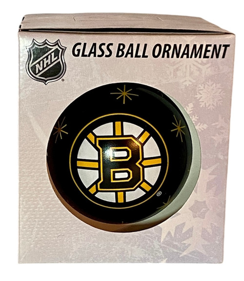 Boston Bruins NHL Glass Ball Christmas Ornament Boston Bruins NHL Glass Ball Christmas Ornament