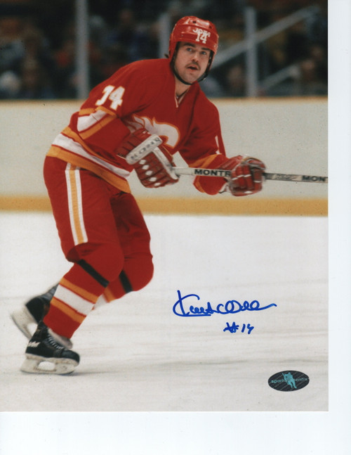 Kent Nilsson Calgary Flames Signed 8x10 Photo