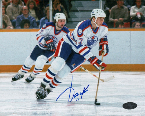 Jari Kurri Edmonton Oilers Signed with Coffey 8x10 Photo Jari Kurri Edmonton Oilers Signed with Coffey 8x10 Photo