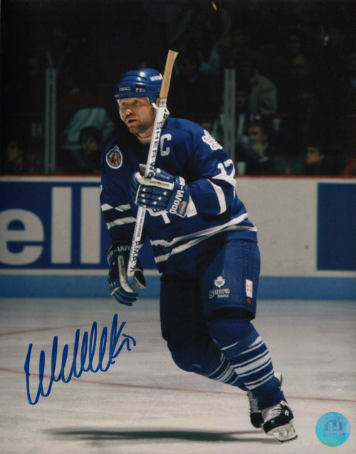 Wendel Clark Toronto Maple Leafs Autographed Stick Up 8x10 Photo Wendel Clark Toronto Maple Leafs Autographed Stick Up 8x10 Photo
