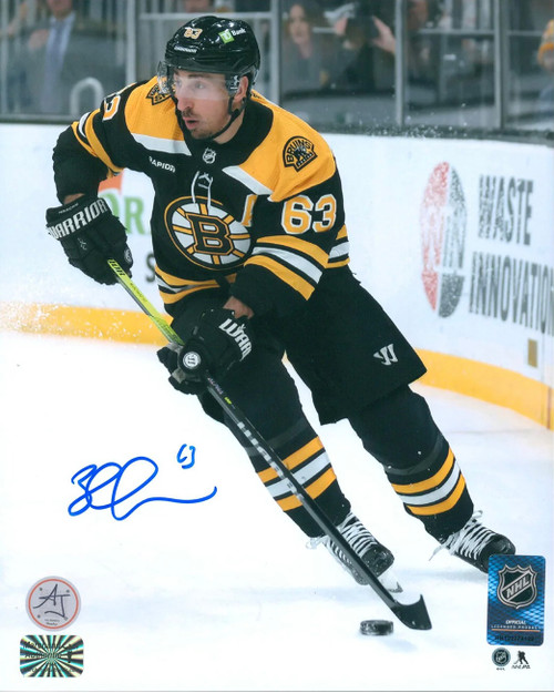 Brad Marchand Boston Bruins Autographed Carrying the Puck   8x10 Photo Brad Marchand Boston Bruins Autographed Carrying the Puck   8x10 Photo