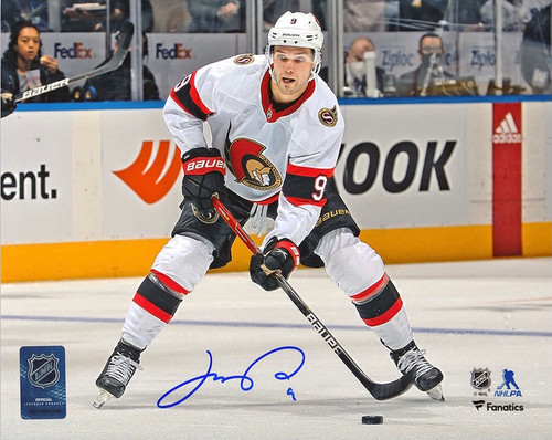 Josh Norris Ottawa Senators Autographed White Jersey 8x10 Photo Josh Norris Ottawa Senators Autographed White Jersey 8x10 Photo