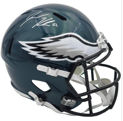Jason Kelce Philadelphia Eagles Autographed Green Speed Replica Full Size Helmet