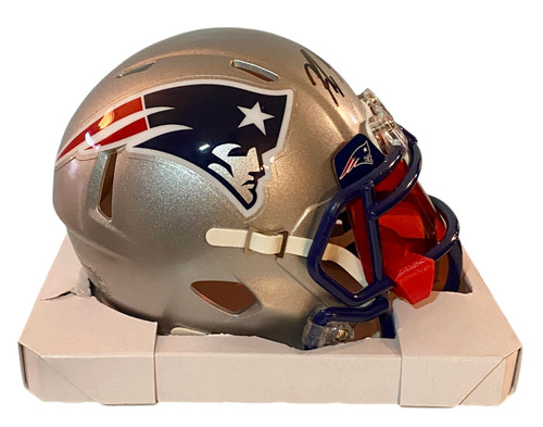 Rob Gronkowski  New England Patriots Speed NFL Mini Helmet with Custom Face-mask and Visor