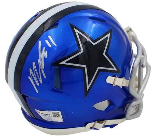 Micah Parson Dallas Cowboys Autographed Flash Mini Helmet