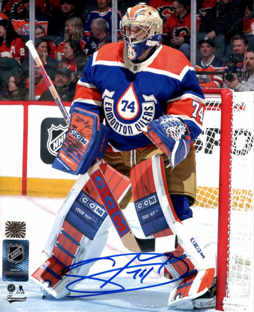 Stuart Skinner Edmonton Oilers Autographed Winter Classic  8x10 Photo Stuart Skinner Edmonton Oilers Autographed Winter Classic  8x10 Photo