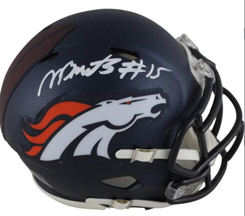 Coming Soon: Nik Bonitto Denver Broncos Autographed Speed Mini Football Helmet Coming Soon: Nik Bonitto Denver Broncos Autographed Speed Mini Football Helmet