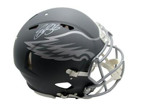 Coming Soon:  Saquon Barkley Philadelphia Eagles Autographed Slate  Mini Football Helmet