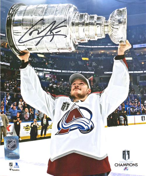 Coming Soon: Cale Makar Colorado Avalanche Autographed Hoisting the Cup 8x10 Photo Coming Soon: Cale Makar Colorado Avalanche Autographed Hoisting the Cup 8x10 Photo