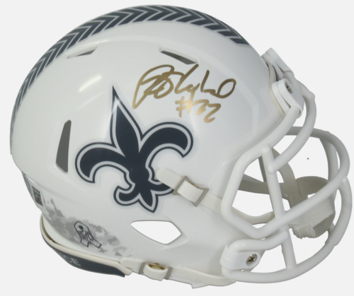Rashid Shaheed New Orleans Saints Autographed STS Speed Mini Helmet Rashid Shaheed New Orleans Saints Autographed STS Speed Mini Helmet