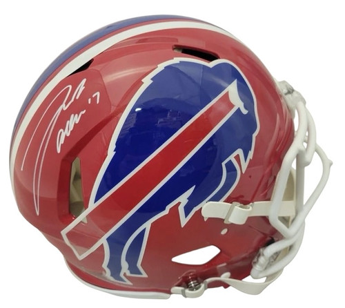Josh Allen Buffalo Bills Autographed Throwback Replica  Helmet Josh Allen Buffalo Bills Autographed Throwback Replica  Helmet