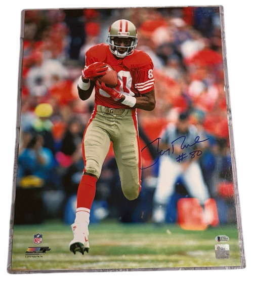 Jerry Rice San Francisco 49ers Autographed Yards After Catch 16x20 Photo