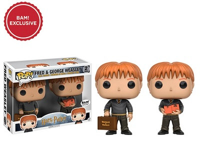 Coming Soon: Fred and George Weasley Harry Potter BAM EXclusive Funko Pop 2 Pack