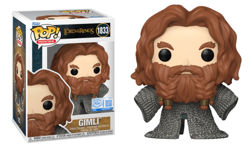 Coming Soon: Gimli #1833 Chainmail Armour LOTR Web Exclusive  Funko Pop