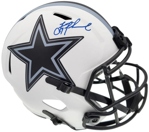 Coming Soon: Troy Aikman  Dallas Cowboys Autographed Lunar Eclipse Speed Replica Helmet