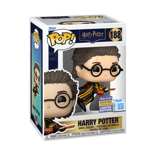 Harry Potter #188 Quidditch Winter Convention Limited Edition Funko Pop