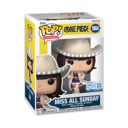 Coming Soon: Miss All Sunday  #1884 One Piece Live Action Netflix Special Edition Funko Pop