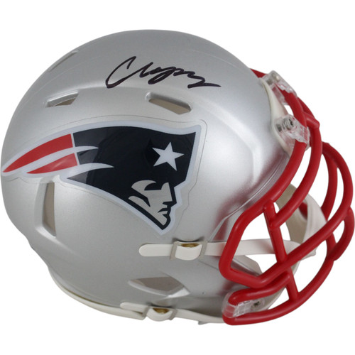 Coming Soon: Christian Gonzalez  New England Patriots Autographed  Mini Helmet