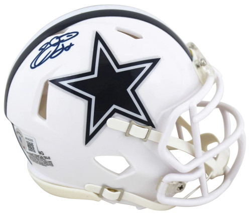 Coming Soon: Emmitt Smith Dallas Cowboys Autographed Alternate White Speed Mini  Helmet