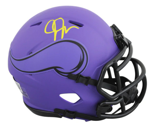 Coming Soon: Justin Jefferson Minnesota Vikings Autographed Rave Mini Speed Helmet