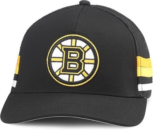 Boston Bruins American Needle HotFoot SnapBack Trucker Hat