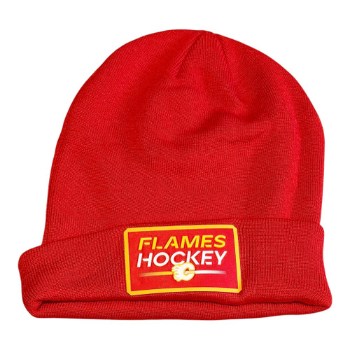 Calgary Flames Hockey Fanatics Red Cuffed Replica Knit  Toque