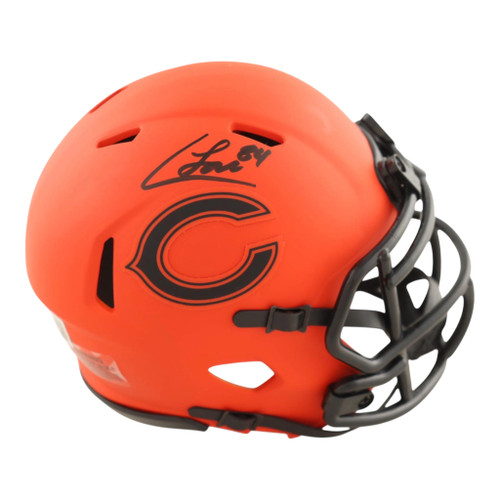 Colston Loveland Chicago Bears Autographed Rave Speciality Mini  Helmet