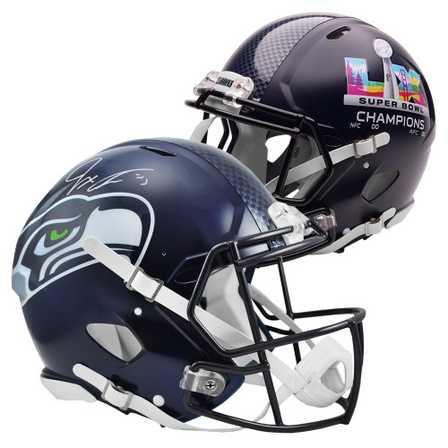 Jaxon Smith-Njigba Seattle Seahawks Autographed Super Bowl  LX Replica Helmet