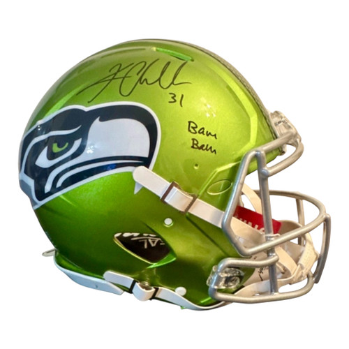 Kam Chancellor Seattle Seahawks Autographed Flash Speed Authentic Helmet with inscription