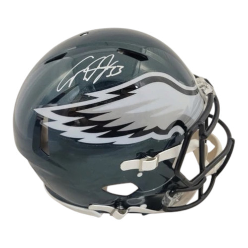 Cooper DeJean Philadelphia Eagles Autographed Speed Replica Helmet
