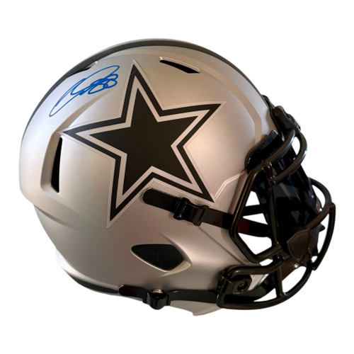 CeeDee Lamb Dallas Cowboys Autographed Rave Speed Replica Helmet with Visor