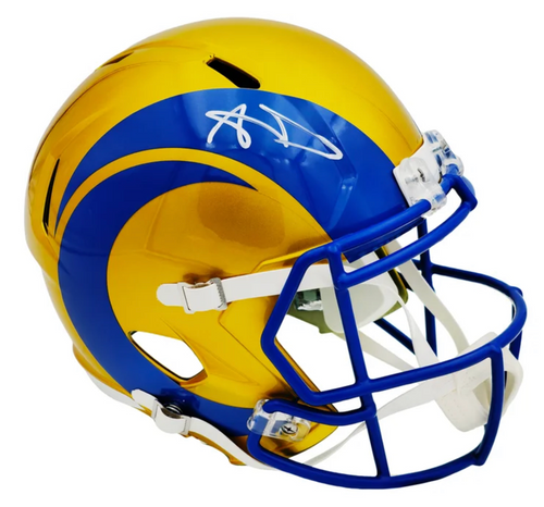 Aaron Donald Los Angeles Rams Autographed Speed Replica Helmet