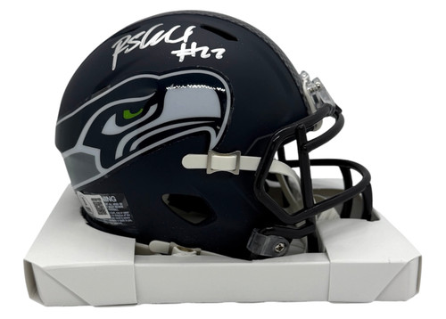 Rashid Shaheed Seattle Seahawks Autographed Speed  Mini Helmet
