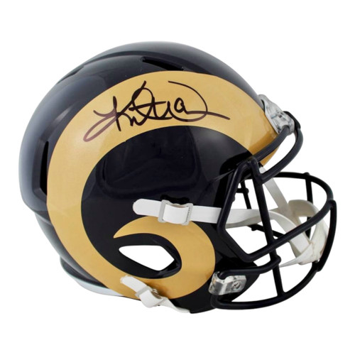 Kurt Warner St Louis Rams Autographed Speed Replica Helmet