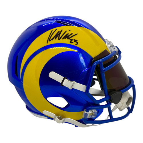 Kyren Williams Los Angeles Rams Autographed Speed Replica Helmet with Visor