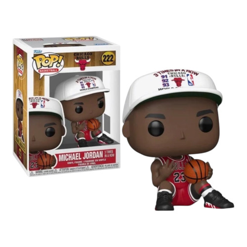 Michael Jordan NBA Chicago Bulls #222 3 Times in a Row Funko  Pop