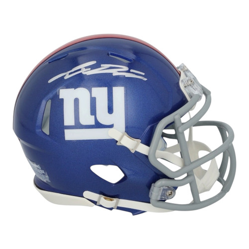 Coming Soon: Jaxson Dart Autographed New York Giants Speed  Mini Helmet