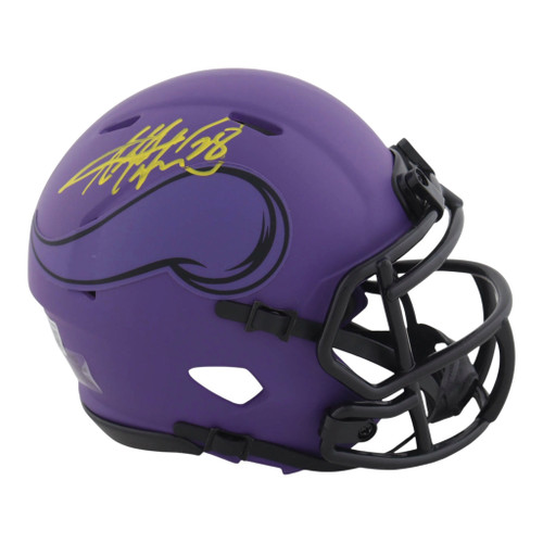 Adrian Peterson Minnesota Vikings Autographed Rave Mini Helmet