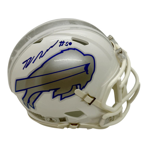 Greg Rousseau  Buffalo Bills Autographed Rivalries Mini Helmet