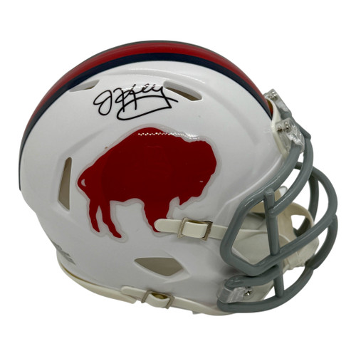 Jim Kelly Buffalo Bills Autographed Throwback Mini Helmet