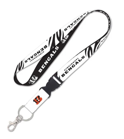 Cincinnati Bengals NFL Alternate Lanyard with Detachable Buckle 1 Inch
