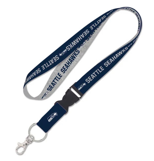 Coming Soon: Seattle Seahawks NFL Heather Lanyard with Detachable Buckle 1 Inch
