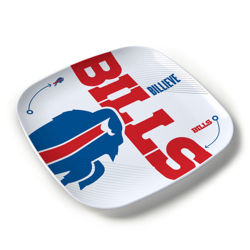 Coming Soon: Buffalo Bills NFL Melamine Slogan Party Platter Large Plate
