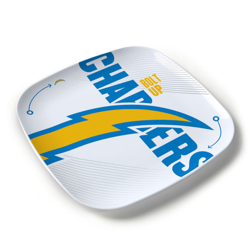 Coming Soon: Los Angeles Chargers NFL Melamine Slogan Party Platter Large Plate
