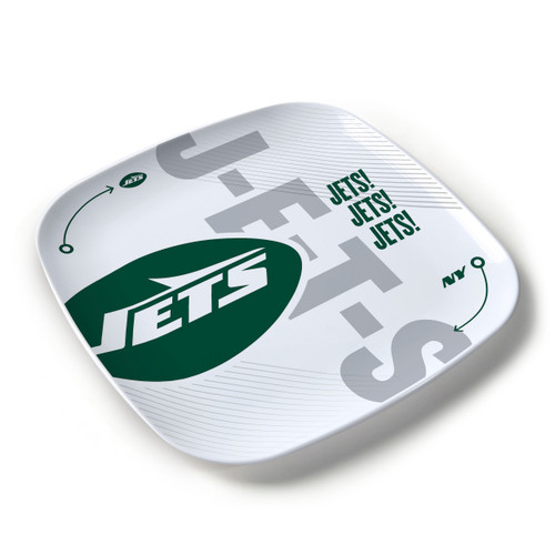Coming Soon: New York Jets NFL Melamine Slogan Party Platter Large Plate