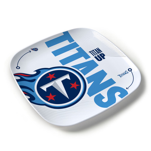 Coming Soon: Tennessee Titans  NFL Melamine Slogan Party Platter Large Plate