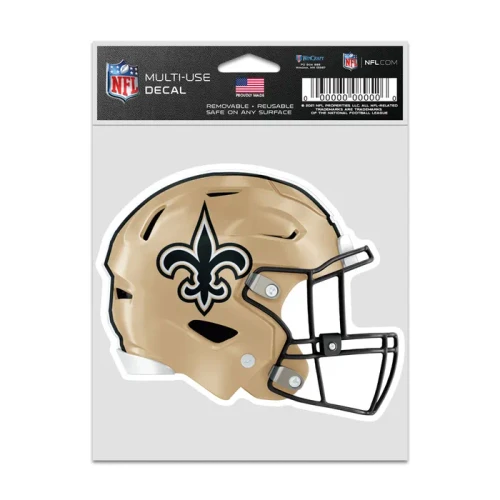 New Orleans Saints Speed Flex Helmet Fan Decal 3.75 inch x 5 Inch