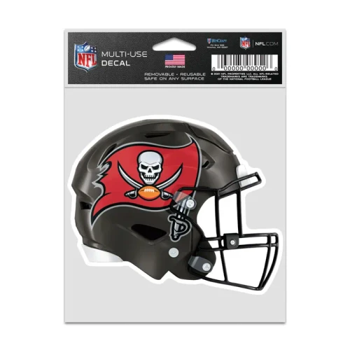 Tampa Bay Buccaneers Speed Flex Helmet Fan Decal 3.75 inch x 5 Inch
