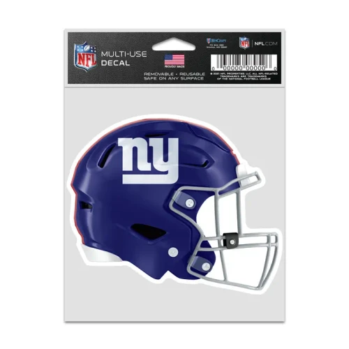 New York Giants Speed Flex Helmet Fan Decal 3.75 inch x 5 Inch