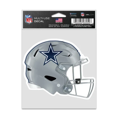 Dallas Cowboys Speed Flex Helmet Fan Decal 3.75 inch x 5 Inch